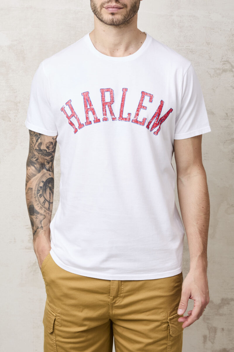 Bowery Nyc 1423 T-Shirt Harlem bianca - Image 2