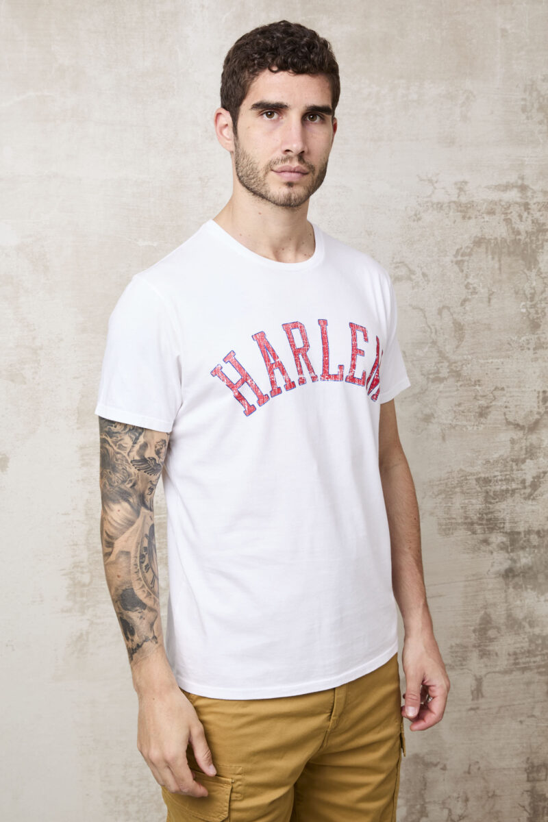 Bowery Nyc 1423 T-Shirt Harlem bianca - Image 3