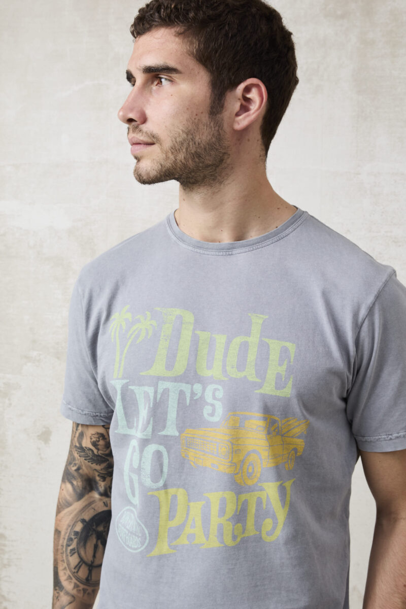 Bowery Nyc 1415 T-Shirt Macchina grigia - Image 7