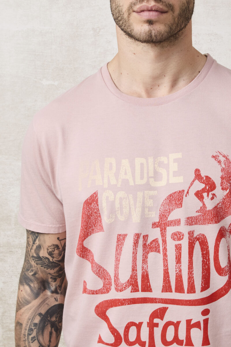 pvnk 1420 Men's Pink Surfing Graphic T-Shirt - Casual & Stylish Tee - Image 5