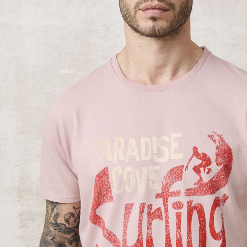 pvnk 1420 Men's Pink Surfing Graphic T-Shirt - Casual & Stylish Tee - Image 7