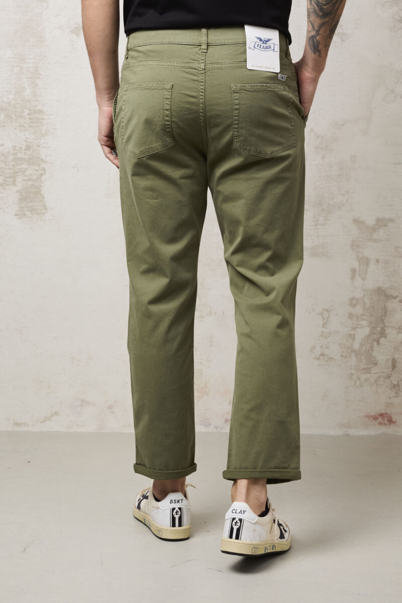 pvnk 1139 Men's Green 5-Pocket Pants - Stylish & Versatile Slim Fit Trousers - Image 5