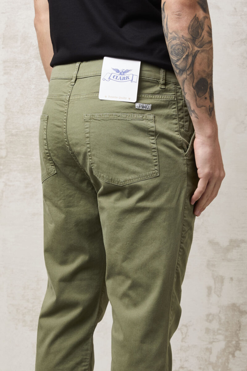 pvnk 1139 Men's Green 5-Pocket Pants - Stylish & Versatile Slim Fit Trousers - Image 6