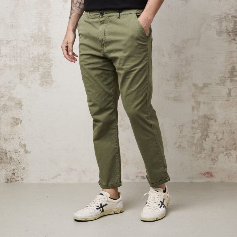 pvnk 1139 Men's Green 5-Pocket Pants - Stylish & Versatile Slim Fit Trousers - Image 7
