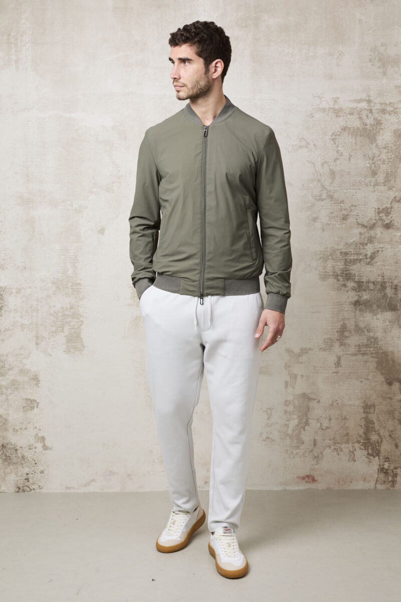 pvnk 1313 Men's Sage Green Bomber Jacket - Modern & Versatile Outerwear - Image 3