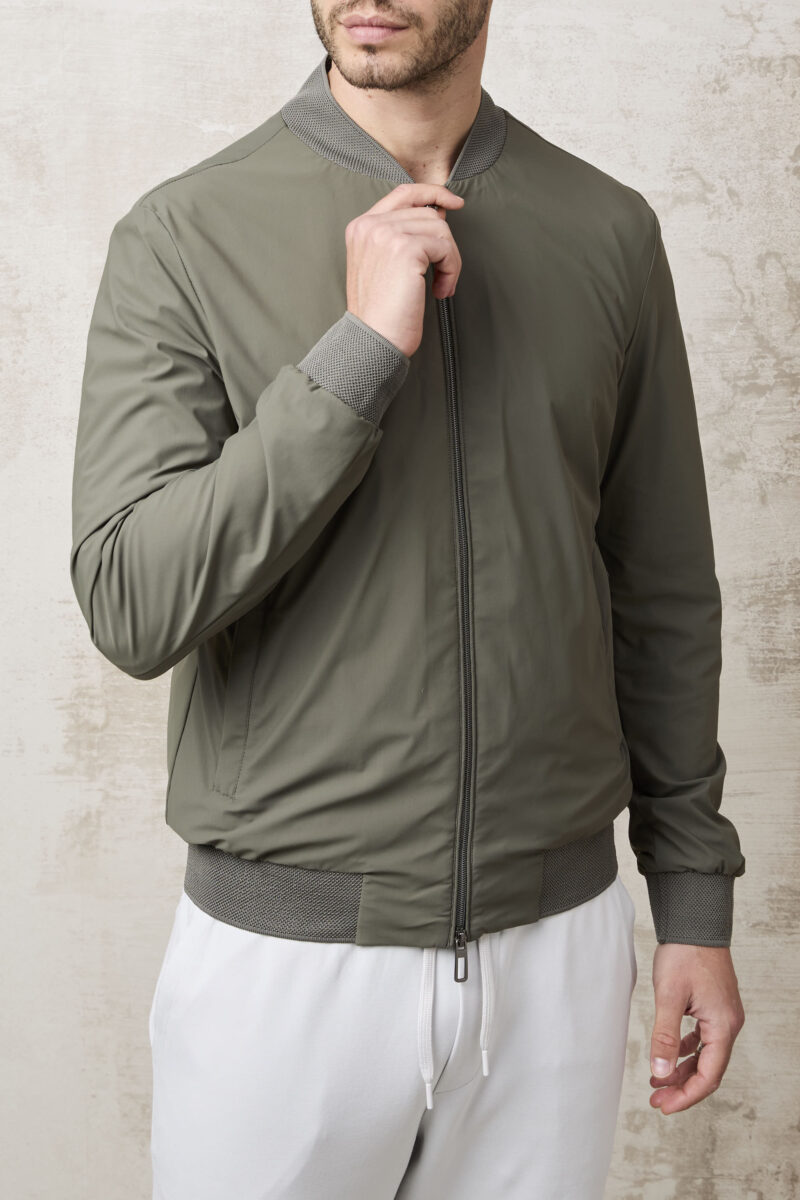 pvnk 1313 Men's Sage Green Bomber Jacket - Modern & Versatile Outerwear - Image 2
