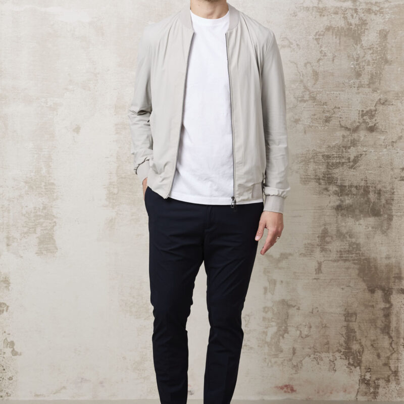 pvnk 1314 Men's Ice Gray Bomber Jacket - Stylish & Versatile Outerwear