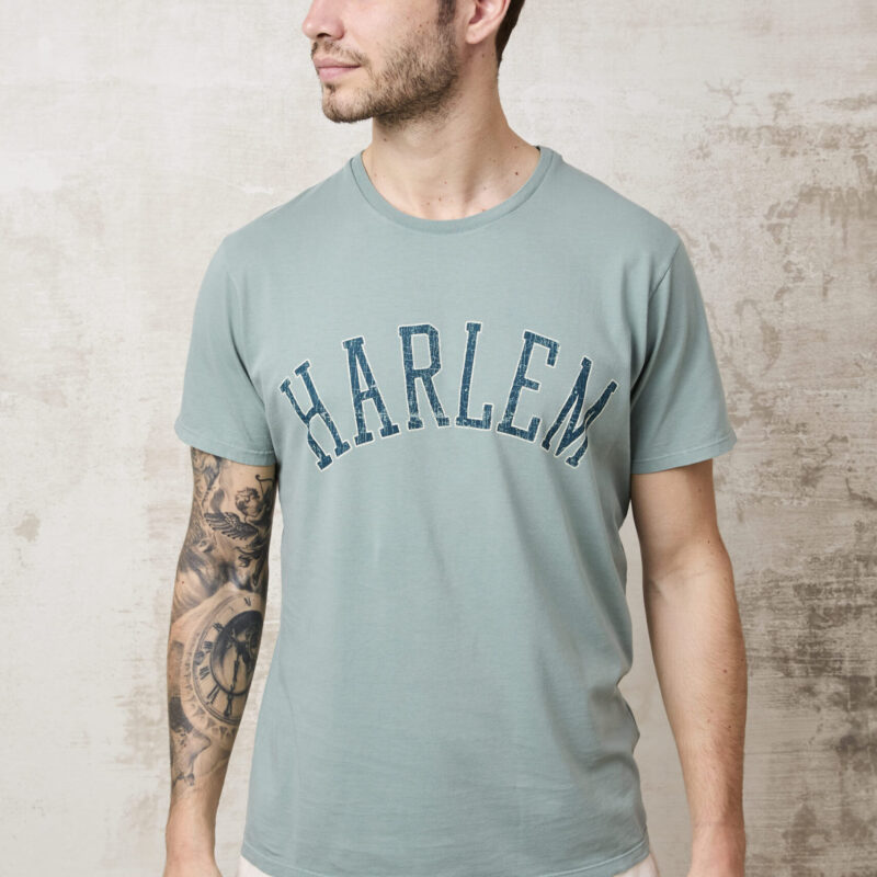 pvnk 1424 Men's Harlem Green T-Shirt - Stylish & Comfortable Graphic Tee