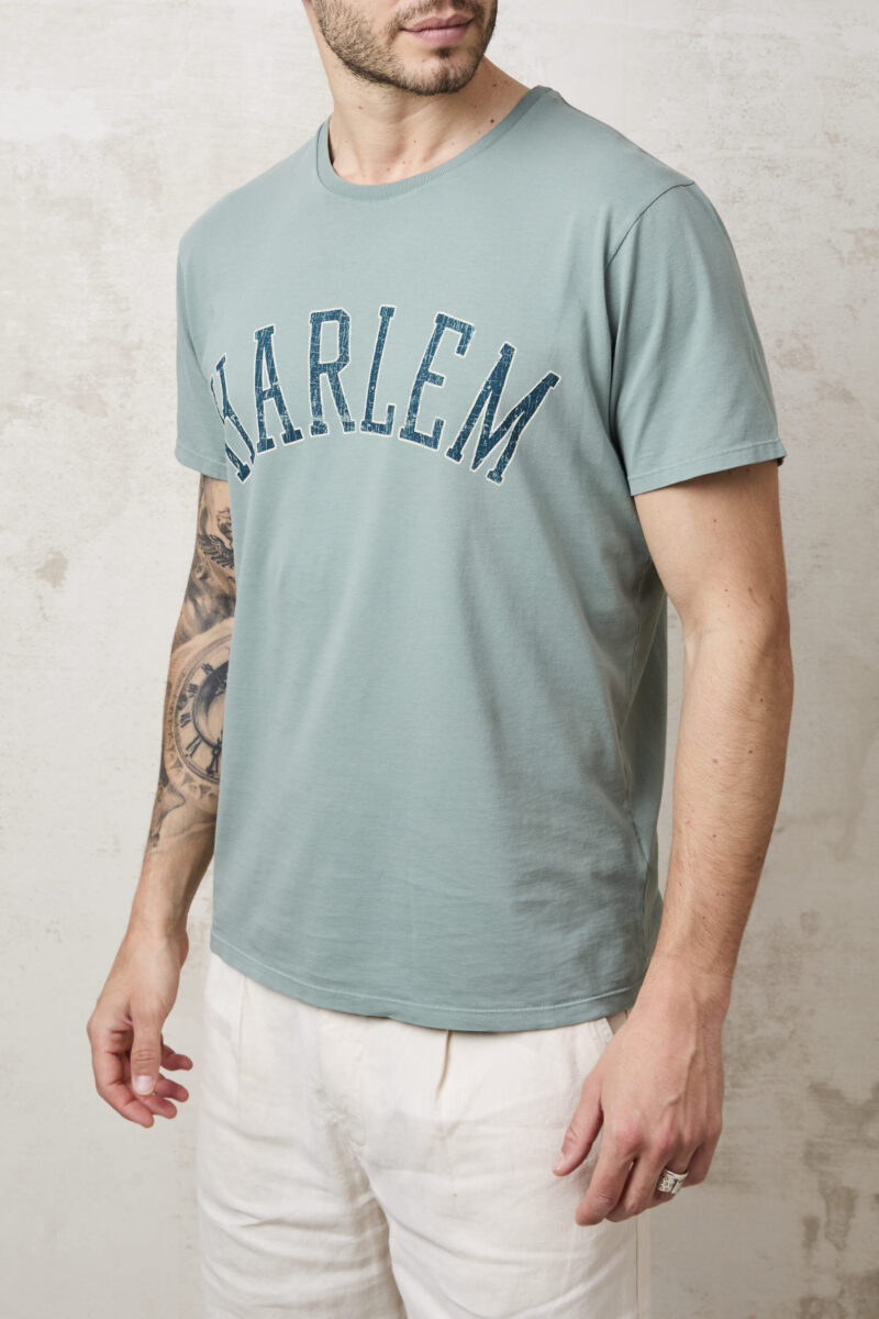 pvnk 1424 Men's Harlem Green T-Shirt - Stylish & Comfortable Graphic Tee - Image 2
