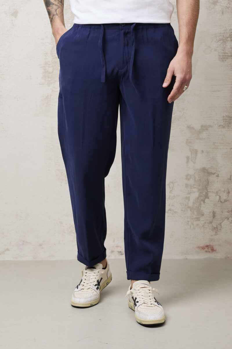 pvnk 1750 Men's Blue Cargo Pants - Stylish & Functional Slim Fit - Image 2