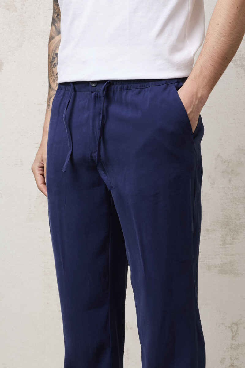 pvnk 1750 Men's Blue Cargo Pants - Stylish & Functional Slim Fit - Image 4
