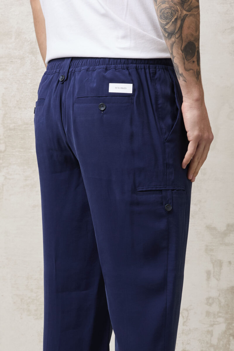 pvnk 1750 Men's Blue Cargo Pants - Stylish & Functional Slim Fit - Image 6