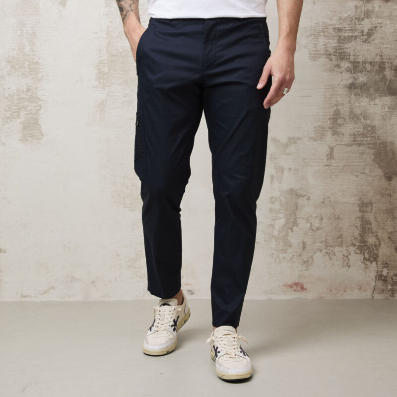 pvnk 1376 Men's Blue Cargo Pants - Stylish & Functional Slim Fit Trousers - Image 7