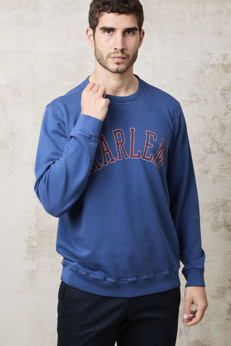 pvnk 1410 Men's Blue Harlem Sweatshirt - Casual & Urban Pullover - Image 3