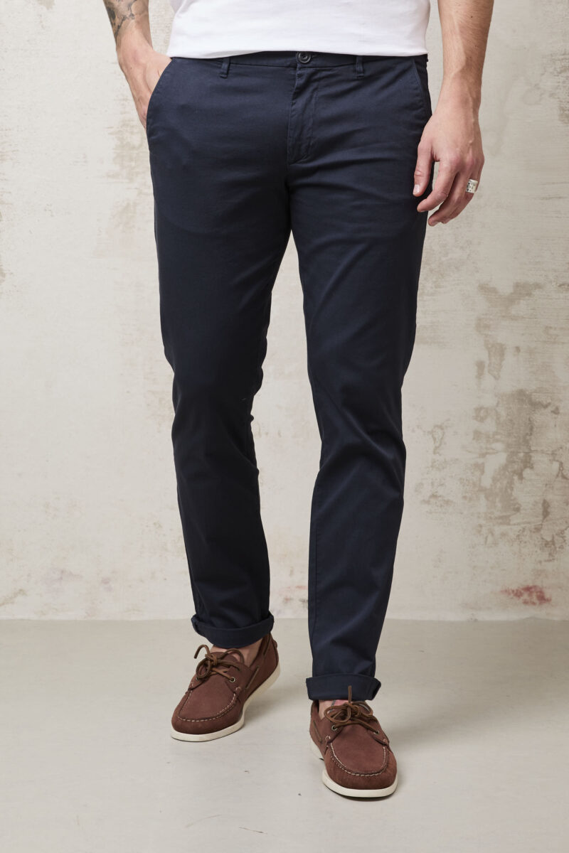 pvnk 1130 Men's Blue Chino Pants - Comfortable & Stylish Slim Fit - Image 2