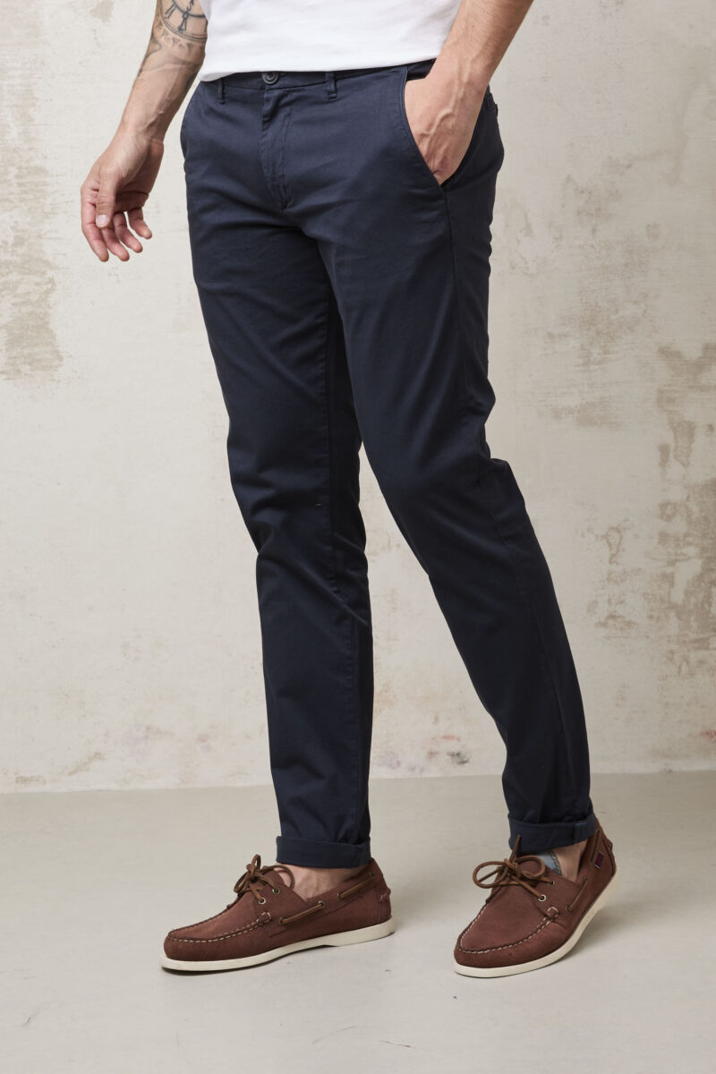 pvnk 1130 Men's Blue Chino Pants - Comfortable & Stylish Slim Fit