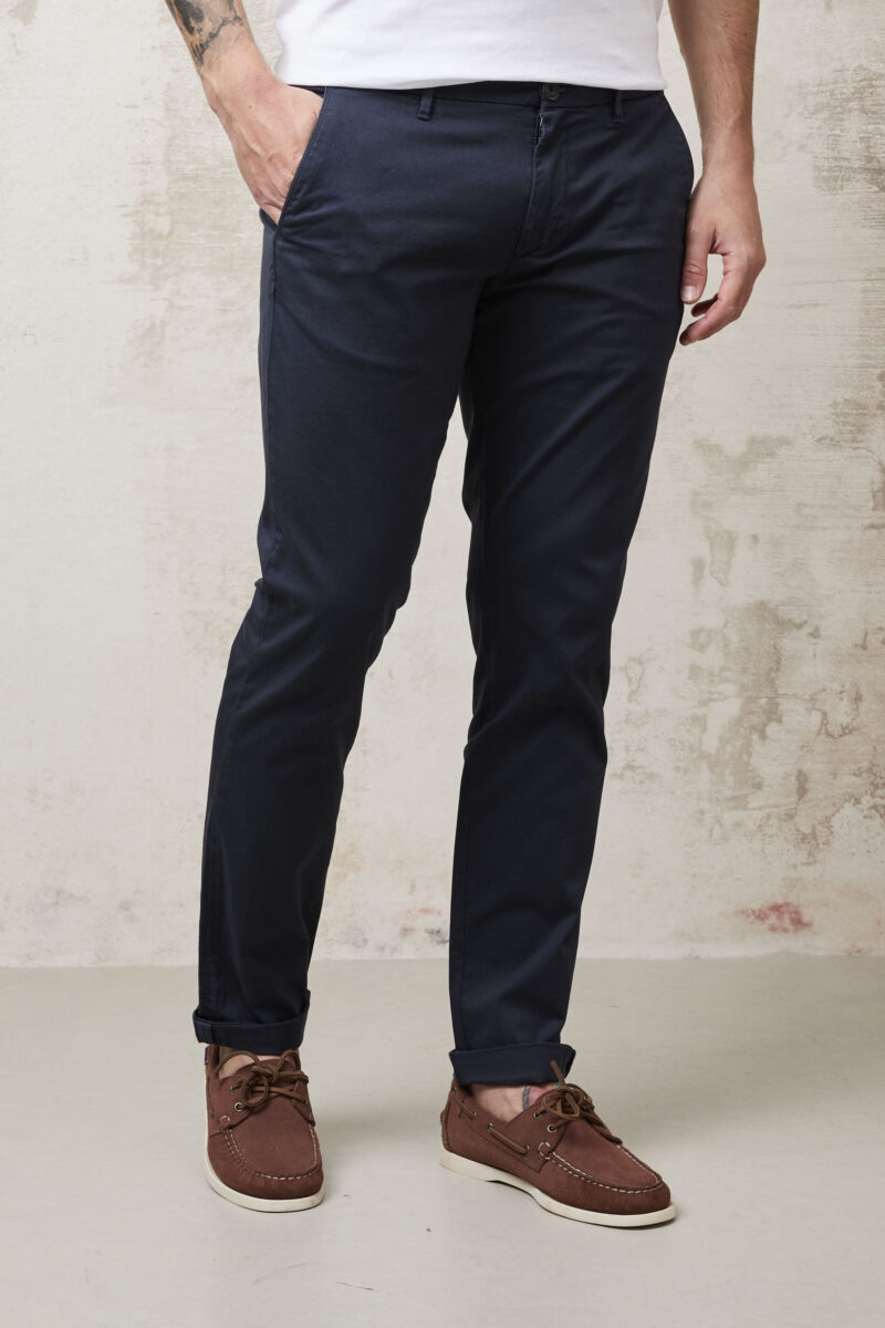 pvnk 1130 Men's Blue Chino Pants - Comfortable & Stylish Slim Fit - Image 3