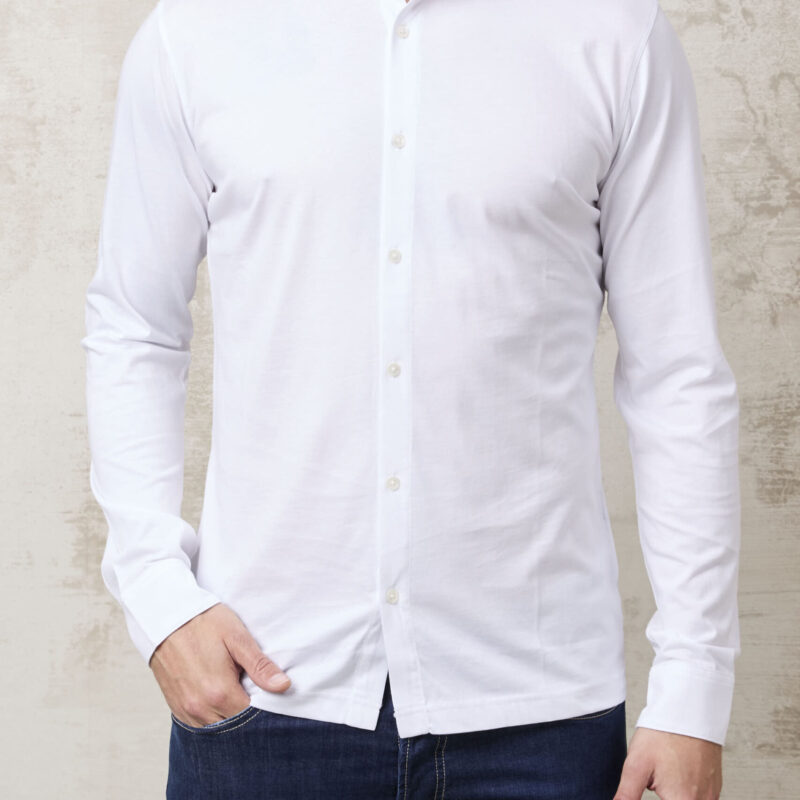 pvnk 1301 Men's White Button-Down Shirt - Elegant & Versatile Casual Shirt