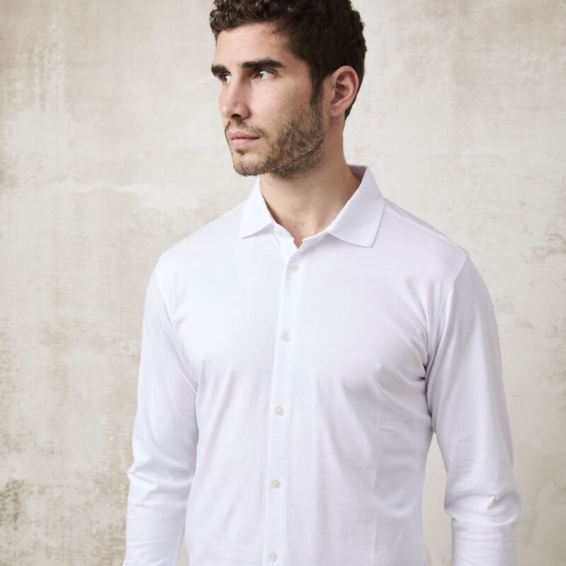 pvnk 1301 Men's White Button-Down Shirt - Elegant & Versatile Casual Shirt - Image 9