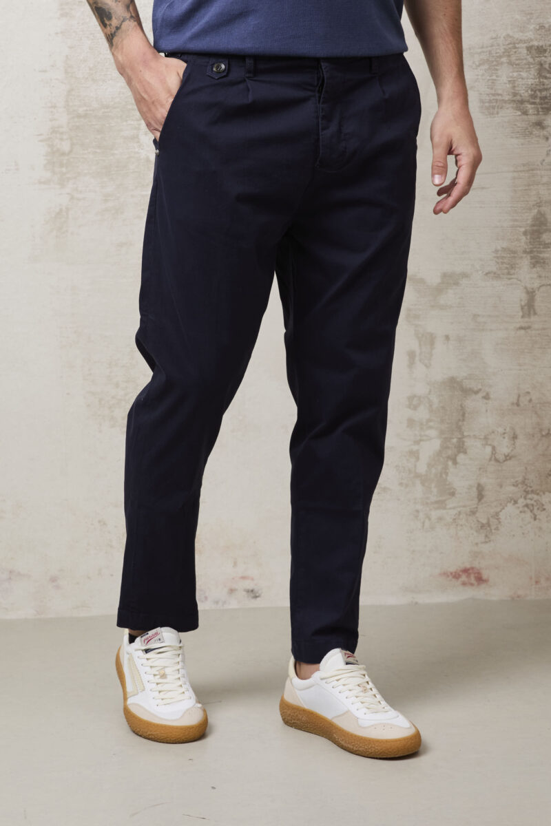 pvnk 1690 Women's Blue Naomi Pants - Slim Fit Elegant Trousers - Image 3