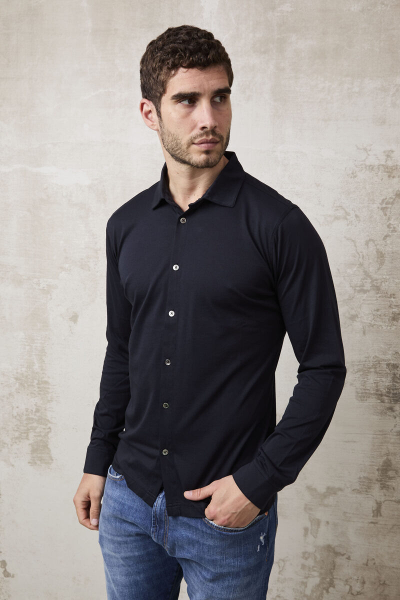 pvnk 1302 Men's Blue Button-Down Shirt - Classic & Versatile Casual Shirt - Image 2