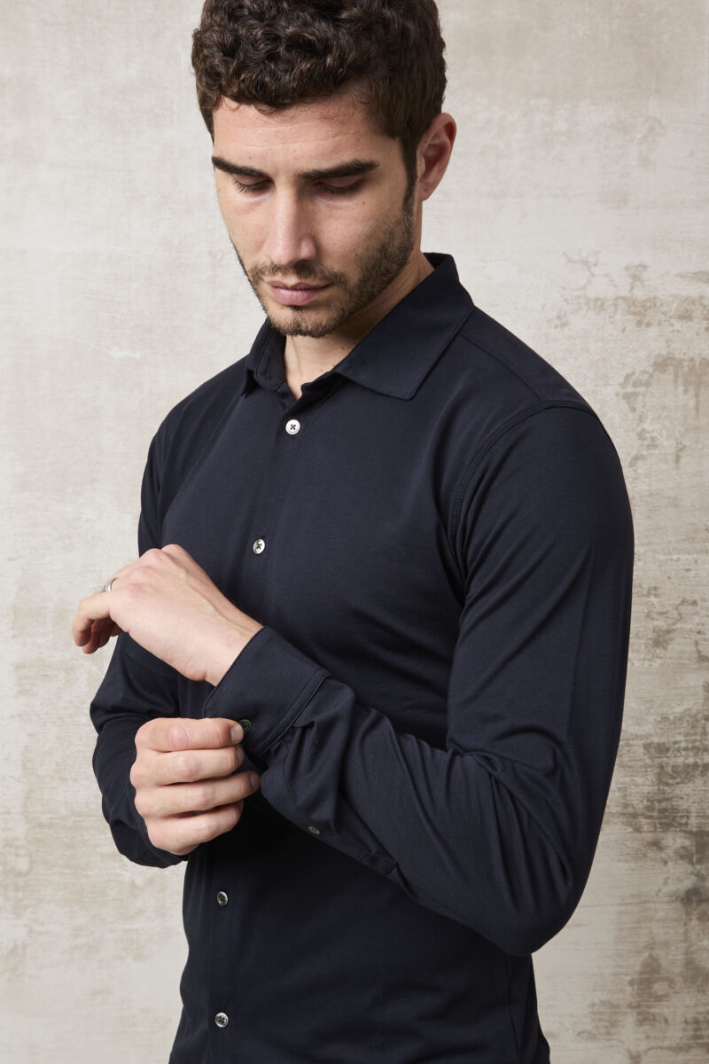 pvnk 1302 Men's Blue Button-Down Shirt - Classic & Versatile Casual Shirt