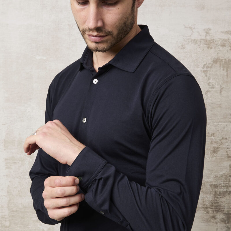 pvnk 1302 Men's Blue Button-Down Shirt - Classic & Versatile Casual Shirt